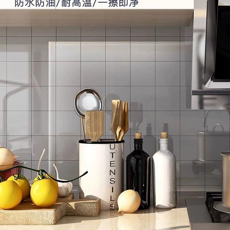 厨防防油贴纸砖静电透明耐高温瓷墙贴ltao7469灶房台油烟机墙面水