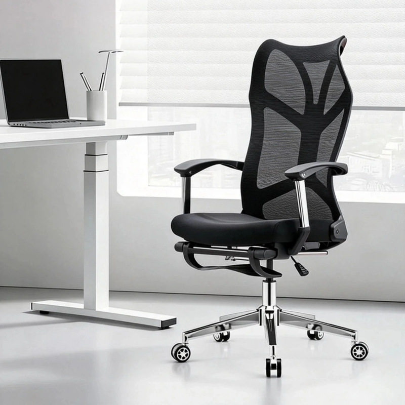 办公椅子舒适久坐可躺办公室午睡两用电脑转椅人体工学椅老板座椅