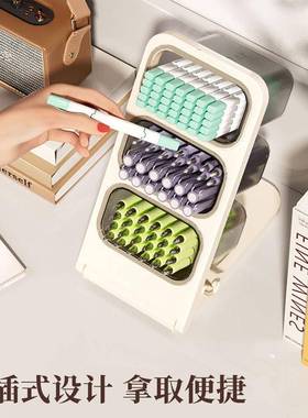 谋无品牌/文具收纳盒大容量可折叠斜插学式笔筒办生公桌面室笔架