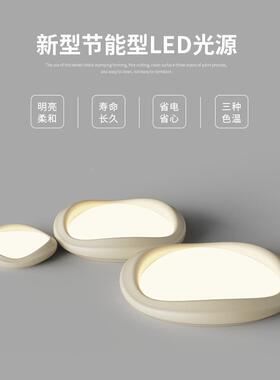 厅灯眼led吸顶灯护灯具客客约厅主灯现代简极简新款餐厅灯大灯314