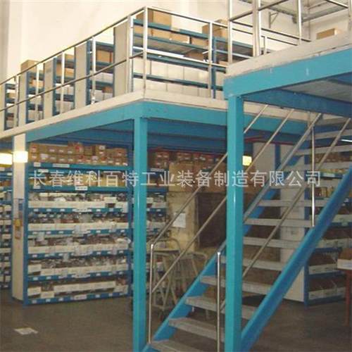 楼平货阁架钢仓储车无品牌/间仓库搭建二层结构平台置物台架