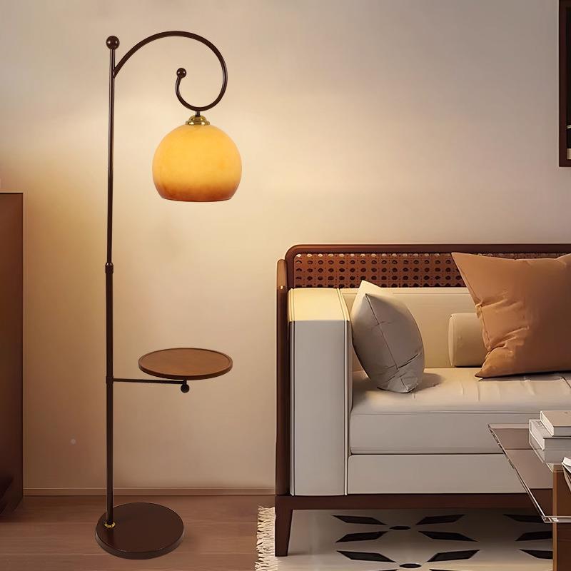 头现代简约落地灯客沙置厅发旁边茶几氛围8010灯美式风卧室床柜物