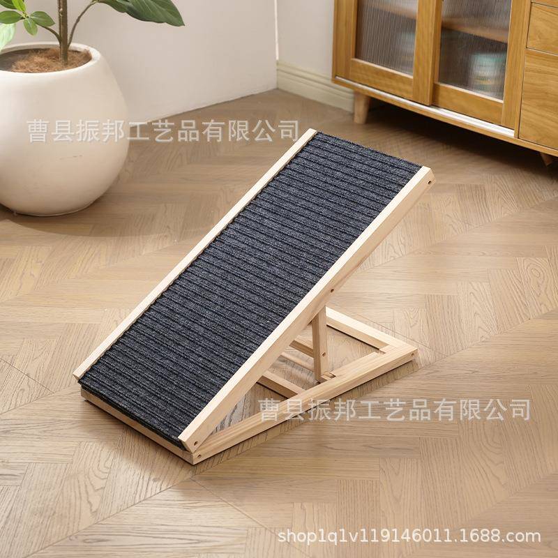 木质狗爬架实木狗狗床爬梯可边折叠宠台物楼梯阶UXS沙发上下破梯