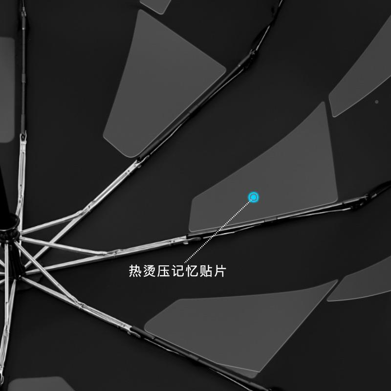 全自2寸三伞折易收贴片伞8骨晴免ZDA折叠雨伞定制广动告遮阳太阳