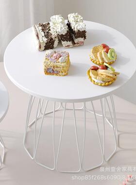 蛋糕架蕾两点套心高脚婚件庆道具晚会IXI蛋糕芭托盘摆件甜品架果