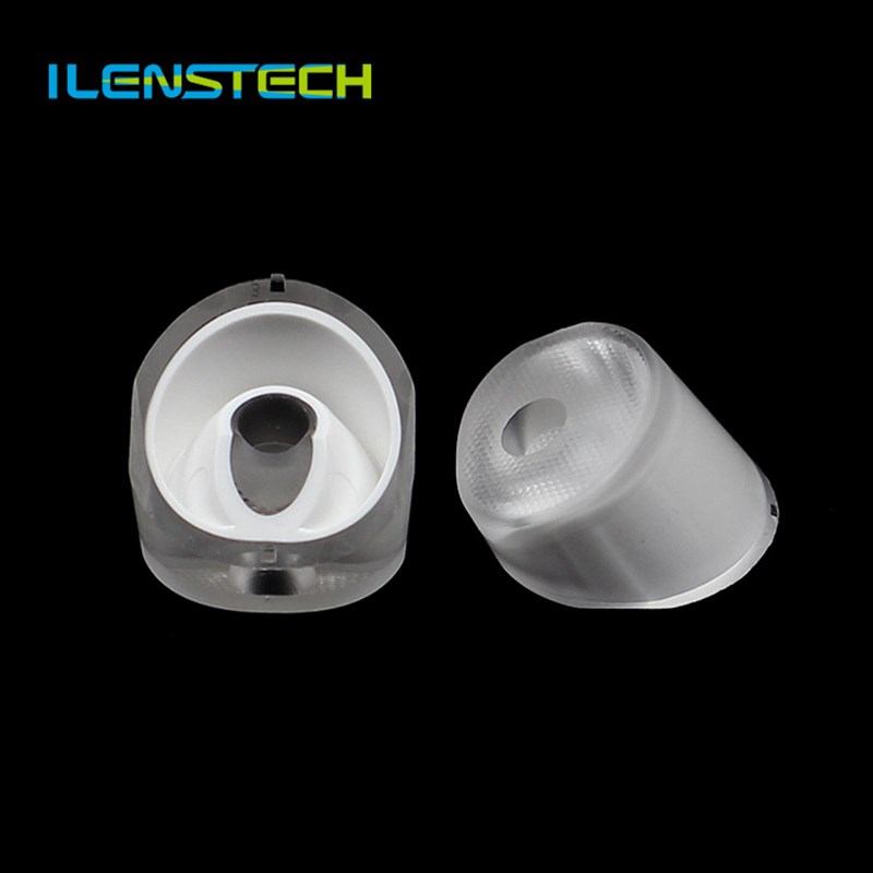 倾斜式透镜3030 3535LED洗墙灯洗树灯透镜偏光45度建筑照明透镜xl