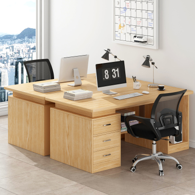 办公桌椅组合台式电脑桌办公室职员工位桌子简约现代老板桌工作台