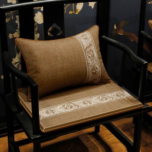 速发中式椅子垫子实木圈椅茶椅垫防滑餐垫太椅师座椅垫家用板凳椅