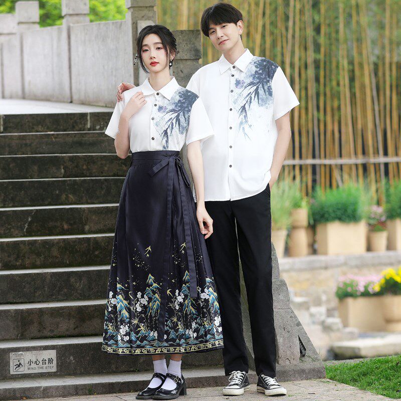 速发中国风毕业照班学高中初中舞民族服装/舞台装