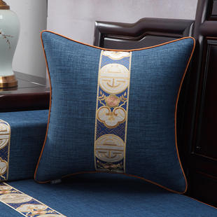 速发中式 长条垫靠形抱枕办背室午睡大靠公长条床上沙发客厅不含芯