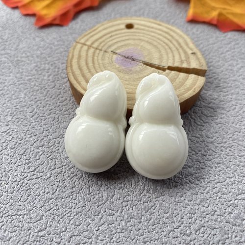 陕西蓝田玉葫芦挂件福禄吊坠新款天然玉石兵马俑同款带证礼盒挂绳