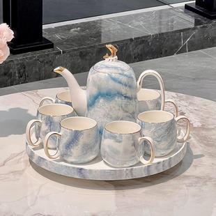 2024新款 茶具套装 轻奢高档陶瓷水杯茶壶茶杯家用客厅待客结婚礼品