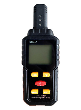 便携式家用电磁辐射检q测仪数显锂电高频低频电场磁场测量仪器