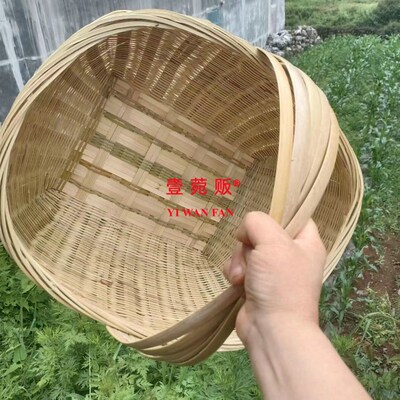 贵州手工编织手提菜篮竹篮子装鸡蛋水果I篮收纳篮竹编篮提篮竹制