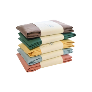 A类儿童床笠纯棉6l0支单人床床罩宝宝135200防滑纯色拼接床垫套