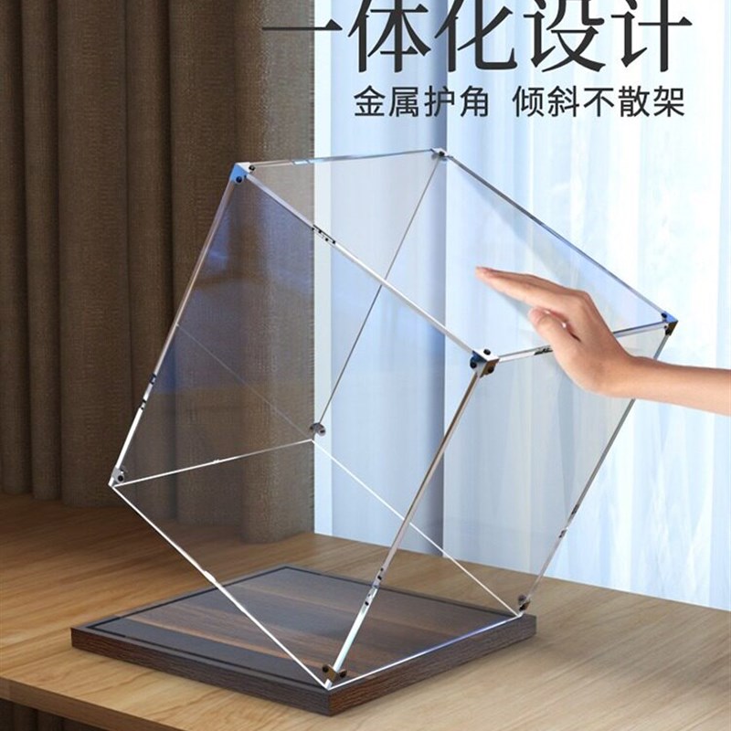 速发亚克力展示盒适用 42127 蝙蝠侠战车模型积木木质透明防尘盒