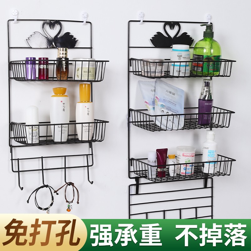 速发免打宿间上置物架卧室墙壁厨房卫生墙墙面学生孔舍收纳架床头