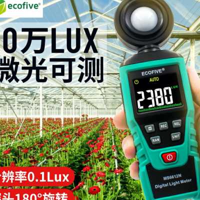 速发莱靡照度计测光仪高测度灯光照量仪流明检测仪教室亮度测度精