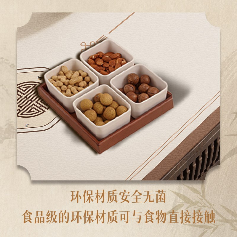 速发新中式国风茶几垫防油防水免洗隔热餐桌皮革桌布书桌台面保护
