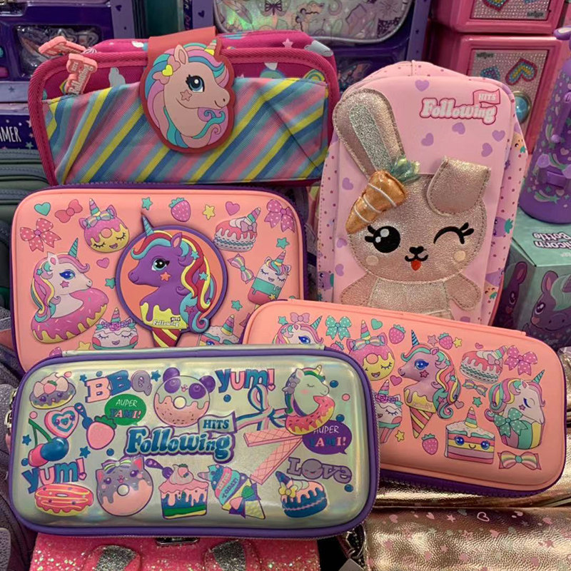 速发FH开学季儿童开学多亮创色可爱小学生铅笔袋文具收纳盒意片,文具电教/文化用品/商务用品,文具盒,淘宝优惠券,粉丝福利购,淘宝优惠卷