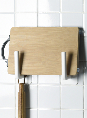 速发多功能免打孔白色菜板架锅盖纳理收整支架意房创厨小工具置物