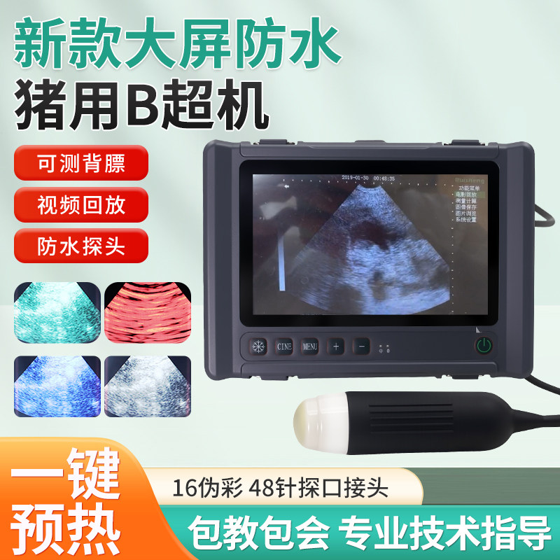 兽用B超机高清b超探头便携式手持彩超机母猪测孕仪器兽医测孕设备