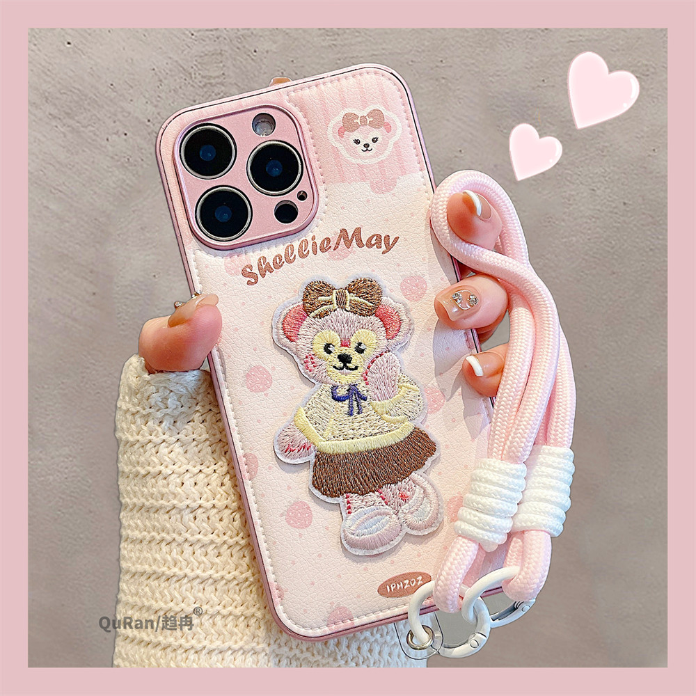 赠送刺绣贴适用苹果17-11手机壳