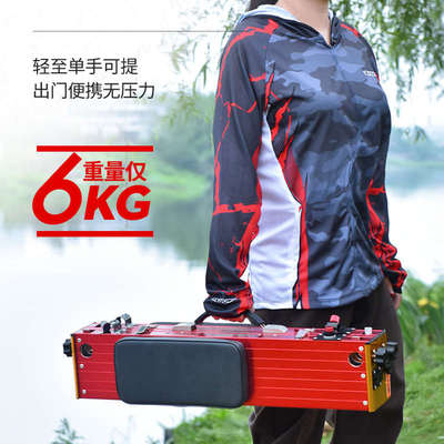 云鲸新款钓台超轻折叠平台椅伸缩便携加厚迷你小钓鱼台铝合金钓凳