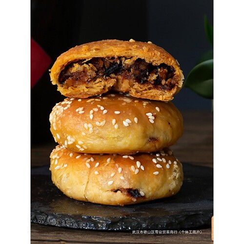金华酥饼梅干菜肉手工浙江金华酥饼大个特产烧饼宿舍传统即食零食