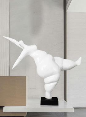 饰创意现代简约乐人抽ST518A象桌面摆件玄关厅电视柜旁轻奢装工客