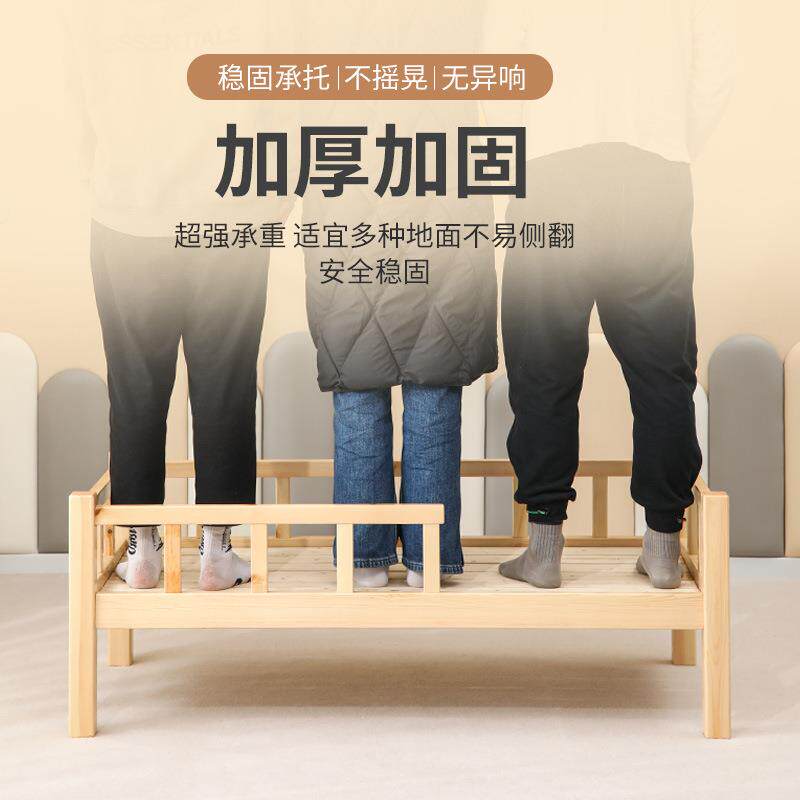 幼儿园床午床儿童实木推拉床小生午休睡可HX-892移动下铺橡木高学