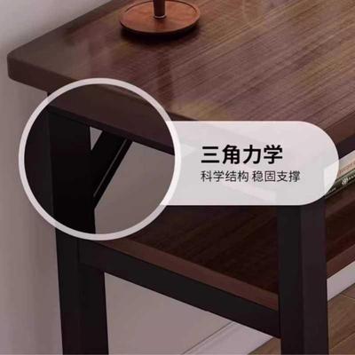 zg简易桌子长方形出租屋书桌学生窄长条桌学习家用电脑桌椅子双人