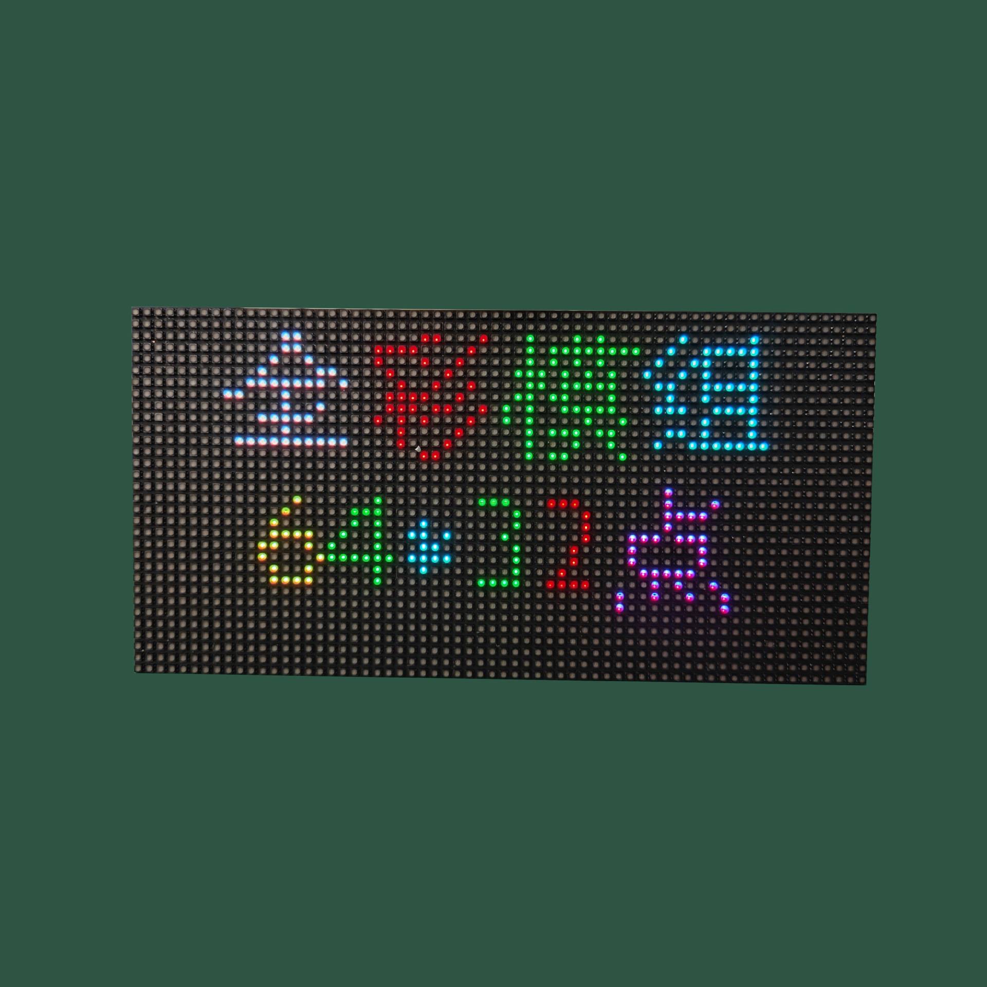 P3室内全彩LED显示屏P3表贴小板led模组P3192*96mm高亮显示