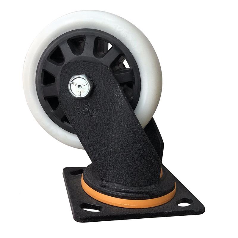 UJ07S-01-PO脚轮带电焊钢制支架超重载尼7龙脚S轮J0S-01-100-612