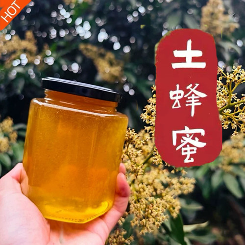 纯正鸭脚木蜜正宗野生冬蜜天然结晶原蜜土蜂蜜零添加自然成熟蜂蜜