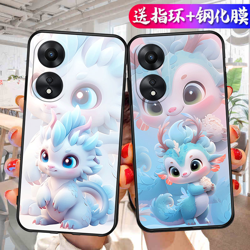 适用于oppoa1活力版手机壳a58/a2x/a58x/a1x钢化膜PJS110软套PHJ110硅胶oppea58卡通opa糖果色。poopa58动漫