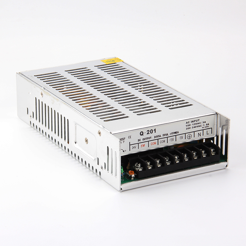 安州4组输出工控电源Q-201 5V4A 24V5A +15V2A -15V2A开关电源