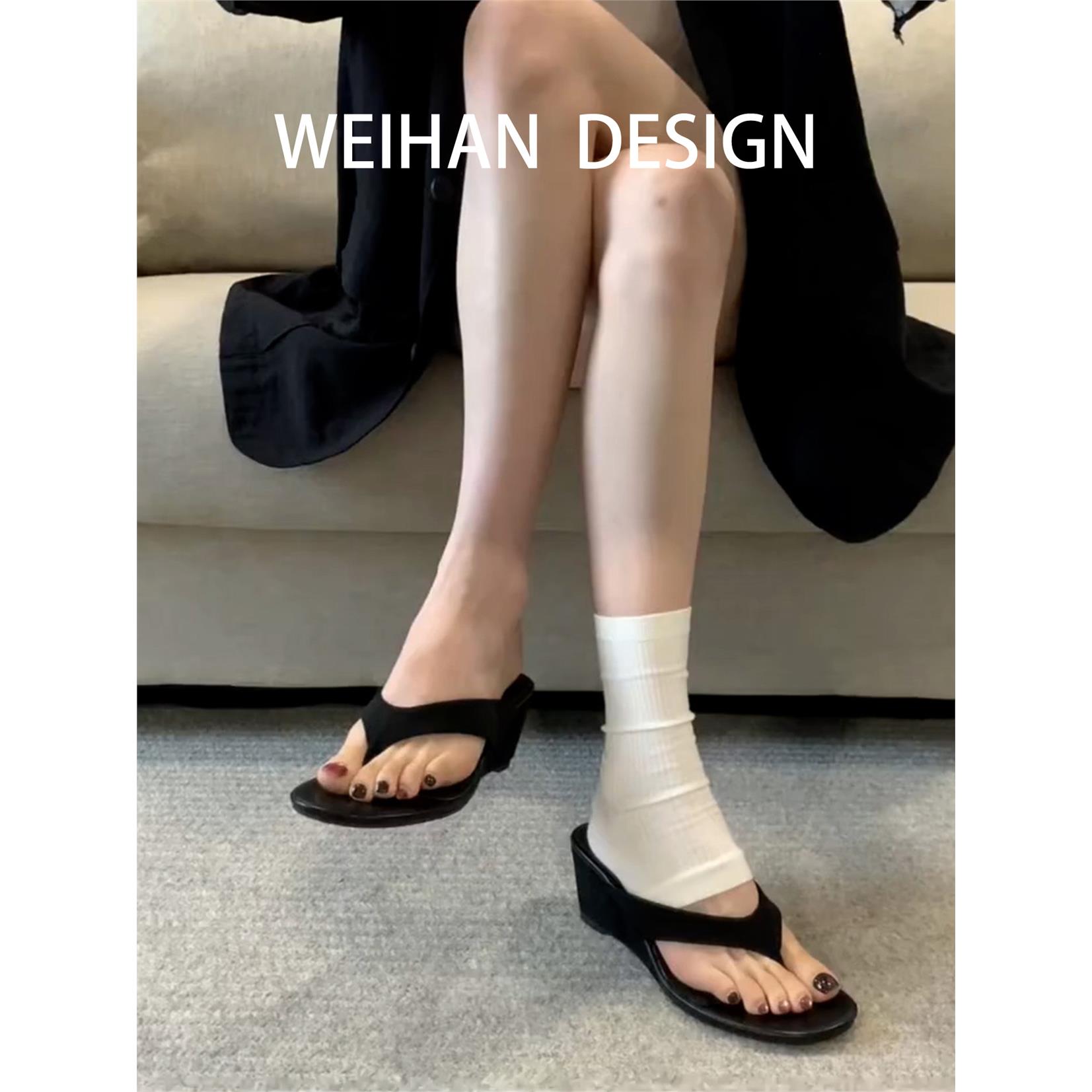 羊皮版!法式复古风夹趾