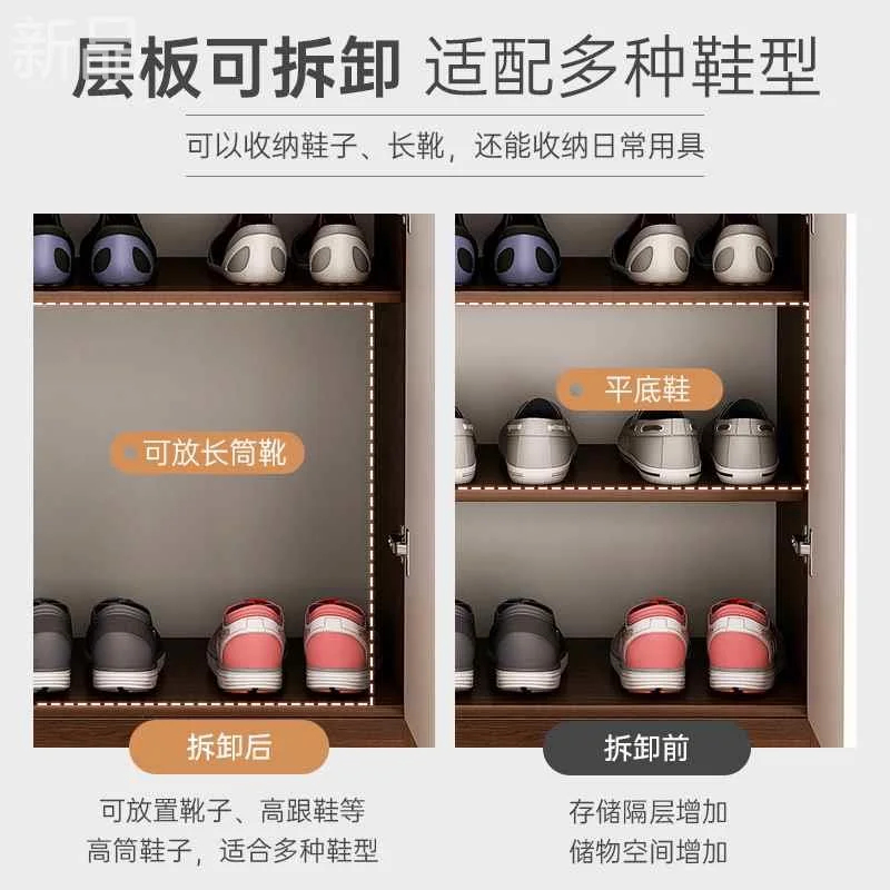 实木鞋柜家用门口室内新款2025爆款入户玄关柜阳台储物柜简易新品