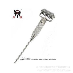 面滚弹簧弹簧耳针 可伸缩 脸部滚轮按摩耳针 耳穴探测笔