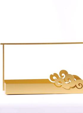 现新中式金属提篮摆设托盘代铁装艺摆件板样房间客MC-TY-32厅茶几