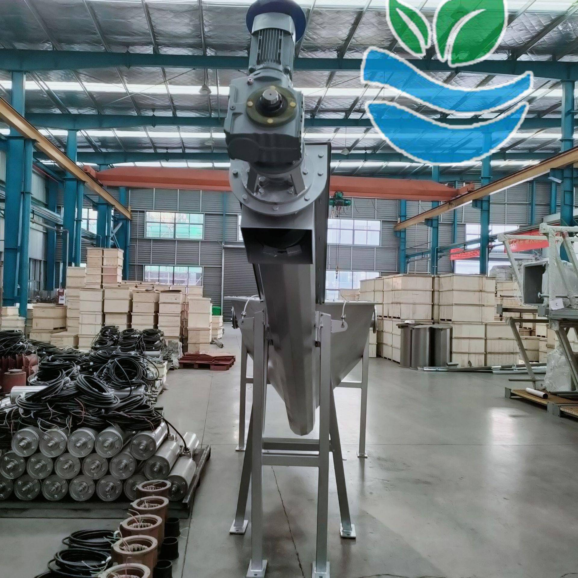 螺旋水式固液离器不锈器钢砂分ABA离砂水分离分器作用