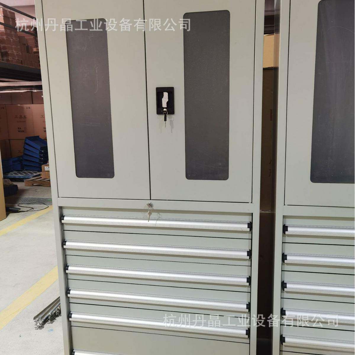 重型双开门工具带多加厚重柜型抽屉皮车378层间五金存放铁柜厂家
