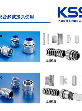 SS950金属软管进口凯士士包塑K金属软管黑色PVC防被覆C水耐弯曲MR