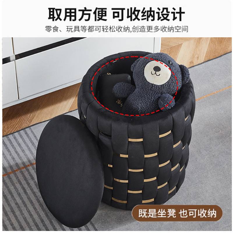 梳妆家用网红梳妆台化妆凳子卧室简约收纳储物圆lyd