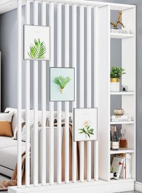 简约现BIR代新中式小户型家用正对门玄风隔断柜客关厅进门遮挡屏