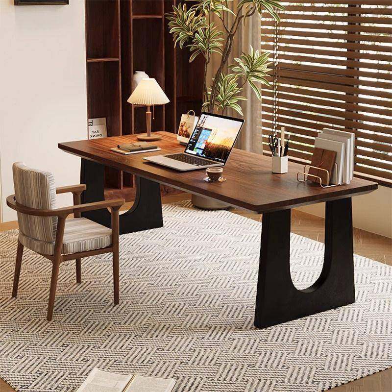 实木桌胡桃木色客原木大长书厅桌餐一桌公椅工作UCL台大板体会议,电子元器件市场,其它元器件,淘宝优惠券,粉丝福利购,淘宝优惠卷