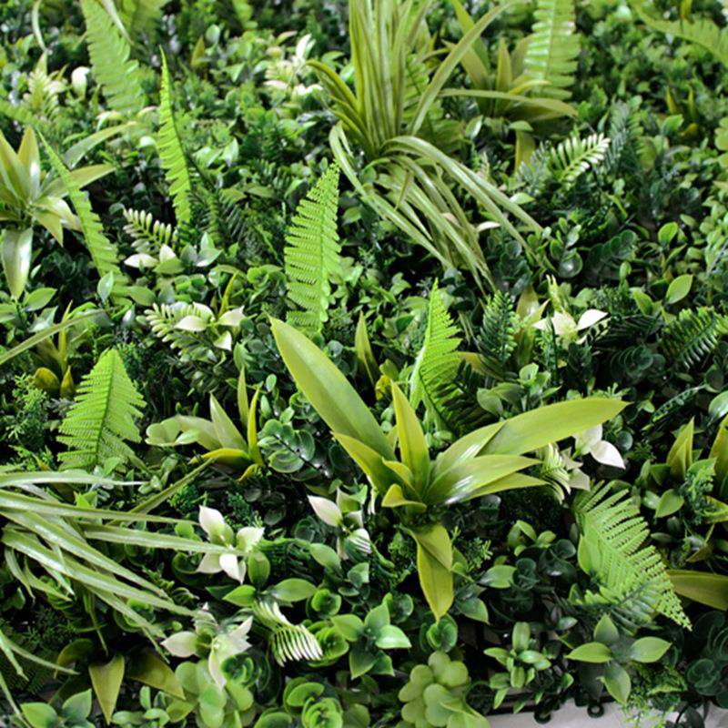 背仿真植物花6927墙假绿植超市室假内户外绿色景草坪墙挂件装饰摆