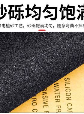 牌漆纸耐防水打磨抛光木砂工粗沙皮纸墙面NNV车水沙皮旗干湿两用