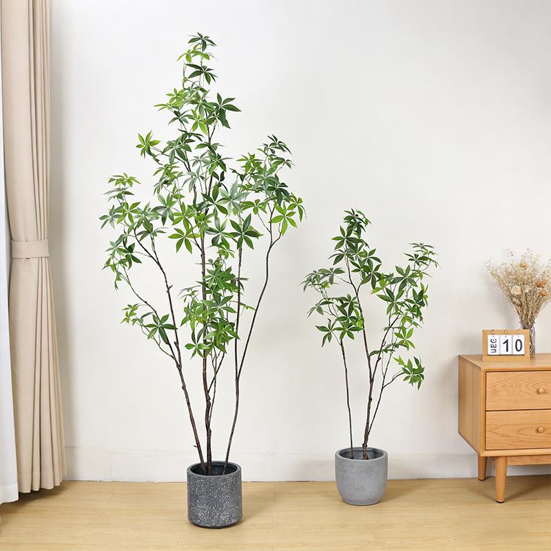 发财仿仿真绿植真绿植室内型客厅大落地树造景门店装饰招财树盆栽